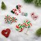 Dress It Up Buttons Christmas Canes, 15pcs Craft Embellishments